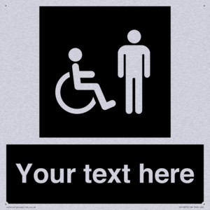 Custom information: black panel disabled and male